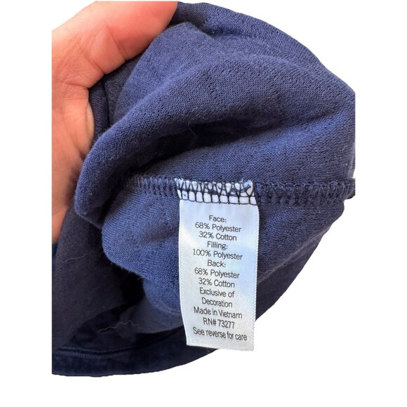 New Plus Size Croft & Barrow® Quilted Zip Short Robe Size 1X Blue - Picture 10 of 11